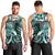 Aloha Turquoise Tribal Honu Tattoo Men Tank Top