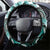 Aloha Turquoise Tribal Honu Tattoo Steering Wheel Cover