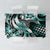 Aloha Turquoise Tribal Honu Tattoo Tablecloth