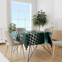 Aloha Turquoise Tribal Honu Tattoo Tablecloth LT9 - Polynesian Pride
