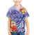 Personalised Chuuk States Humpback Whale Family Matching Mermaid Dress and Hawaiian Shirt Polynesian Tropical Flowers