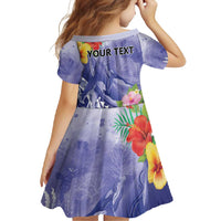 Personalised Chuuk States Humpback Whale Family Matching Summer Maxi Dress and Hawaiian Shirt Polynesian Tropical Flowers LT9 - Polynesian Pride