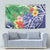 Personalised Pohnpei States Humpback Whale Tapestry Polynesian Tropical Flowers