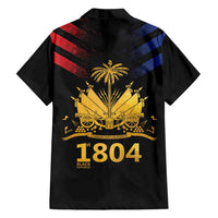 Haiti Independence Day Family Matching Off Shoulder Maxi Dress and Hawaiian Shirt The First Black Republic Since 1804