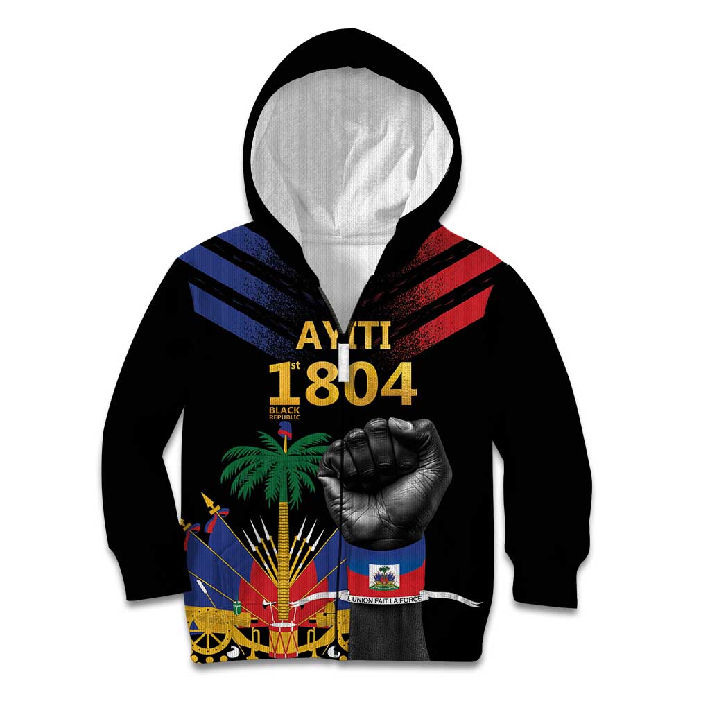 Haiti Independence Day Kid Hoodie The First Black Republic Since 1804