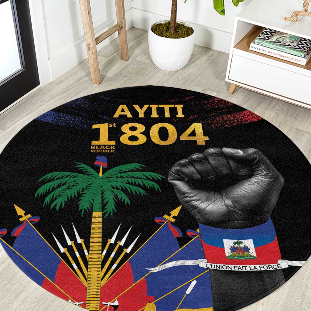 Haiti Independence Day Round Carpet The First Black Republic Since 1804