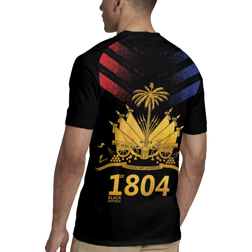 Haiti Independence Day Rugby Jersey The First Black Republic Since 1804 LT9 - Polynesian Pride