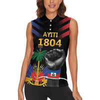 Haiti Independence Day Women Sleeveless Polo Shirt The First Black Republic Since 1804 LT9 - Polynesian Pride