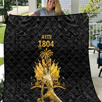 Haitian Negre Marron 1804 Quilt Black Polynesian Pattern LT9 Black - Polynesian Pride