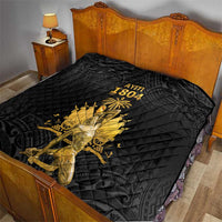 Haitian Negre Marron 1804 Quilt Black Polynesian Pattern LT9 - Polynesian Pride