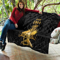 Haitian Negre Marron 1804 Quilt Black Polynesian Pattern LT9 - Polynesian Pride