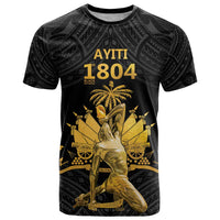 Haitian Negre Marron 1804 T Shirt Black Polynesian Pattern LT9 Black - Polynesian Pride