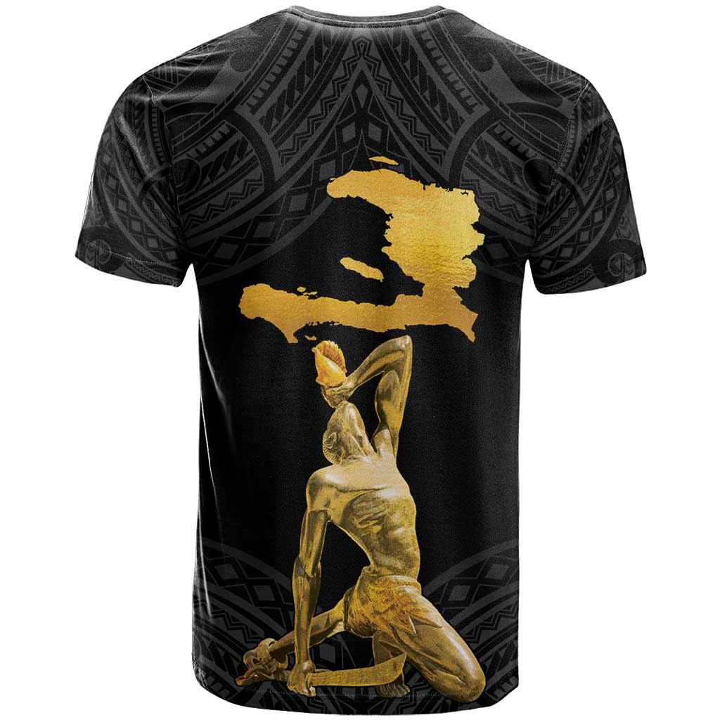 Haitian Negre Marron 1804 T Shirt Black Polynesian Pattern LT9 - Polynesian Pride
