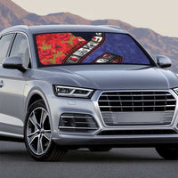 Personalised ANZAC Spirit 1915-2026 Filmstrip Tribute Auto Sun Shade Lest We Forget 25 April LT9 - Polynesian Pride
