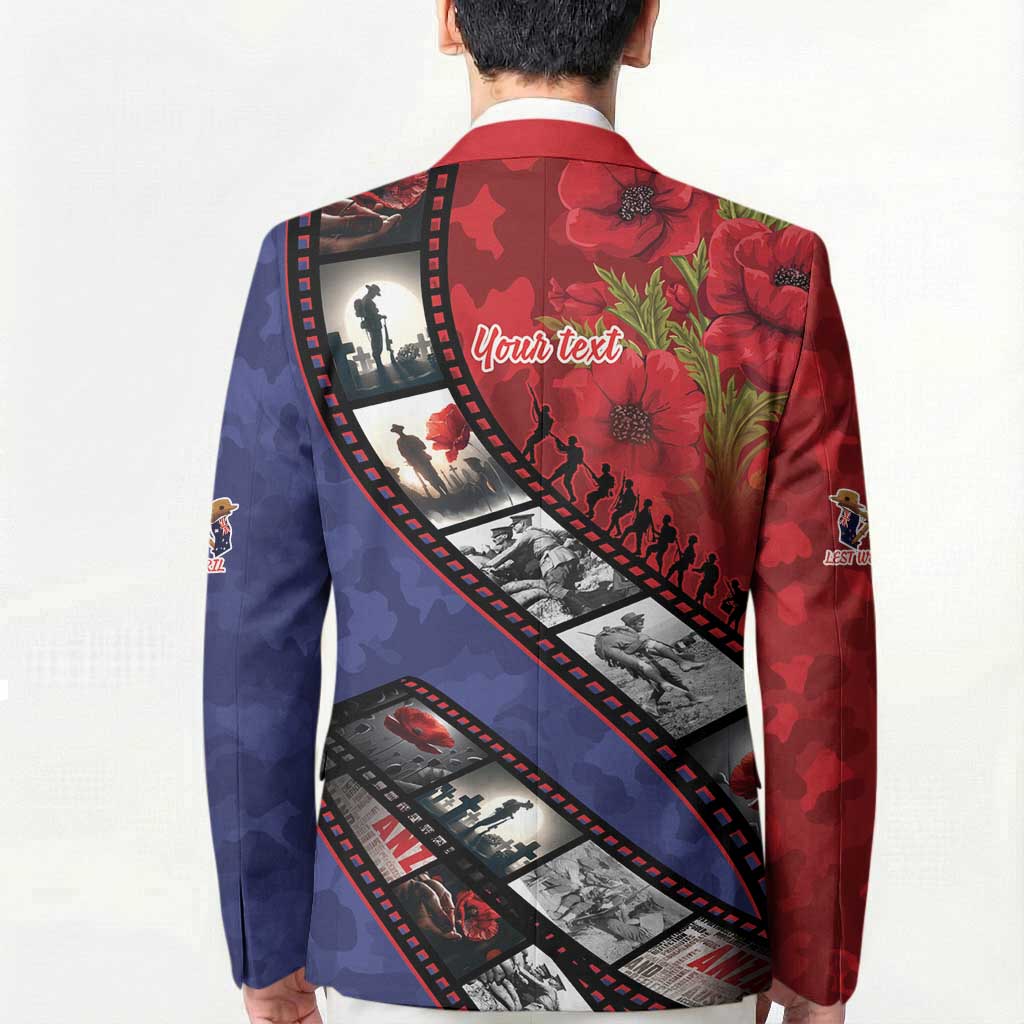 Personalised ANZAC Spirit 1915-2026 Filmstrip Tribute Blazer Lest We Forget 25 April LT9 - Polynesian Pride