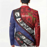 Personalised ANZAC Spirit 1915-2026 Filmstrip Tribute Blazer Lest We Forget 25 April LT9 - Polynesian Pride