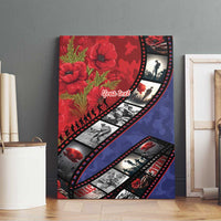 Personalised ANZAC Spirit 1915-2026 Filmstrip Tribute Canvas Wall Art Lest We Forget 25 April LT9 - Polynesian Pride