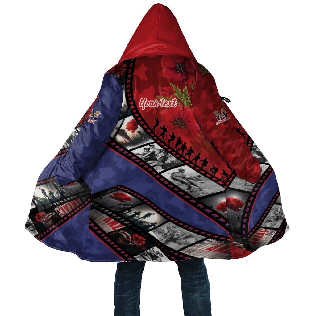 Personalised ANZAC Spirit 1915-2026 Filmstrip Tribute Cloak Lest We Forget 25 April