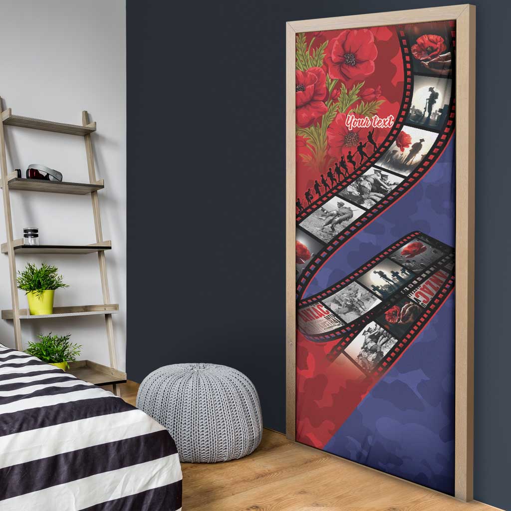 Personalised ANZAC Spirit 1915-2026 Filmstrip Tribute Door Cover Lest We Forget 25 April LT9 - Polynesian Pride