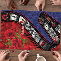 Personalised ANZAC Spirit 1915-2026 Filmstrip Tribute Puzzle Lest We Forget 25 April LT9 - Polynesian Pride