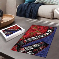 Personalised ANZAC Spirit 1915-2026 Filmstrip Tribute Puzzle Lest We Forget 25 April LT9 - Polynesian Pride