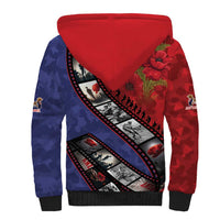Personalised ANZAC Spirit 1915-2026 Filmstrip Tribute Sherpa Hoodie Lest We Forget 25 April