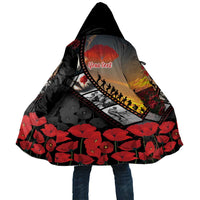 Personalised Remembering ANZAC Lest We Forget Cloak Vintage Film Frame Memorial Red Poppy