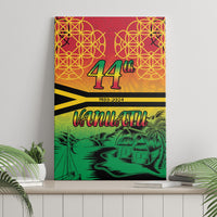 Hapi 44th Indipendens Dei Vanuatu Canvas Wall Art Yumi 1980 with Vanuatuan Beach Landscape