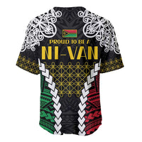 Halo Vanuatu Pride Baseball Jersey Vanuatuan Sand Drawing Pattern LT9 - Polynesian Pride