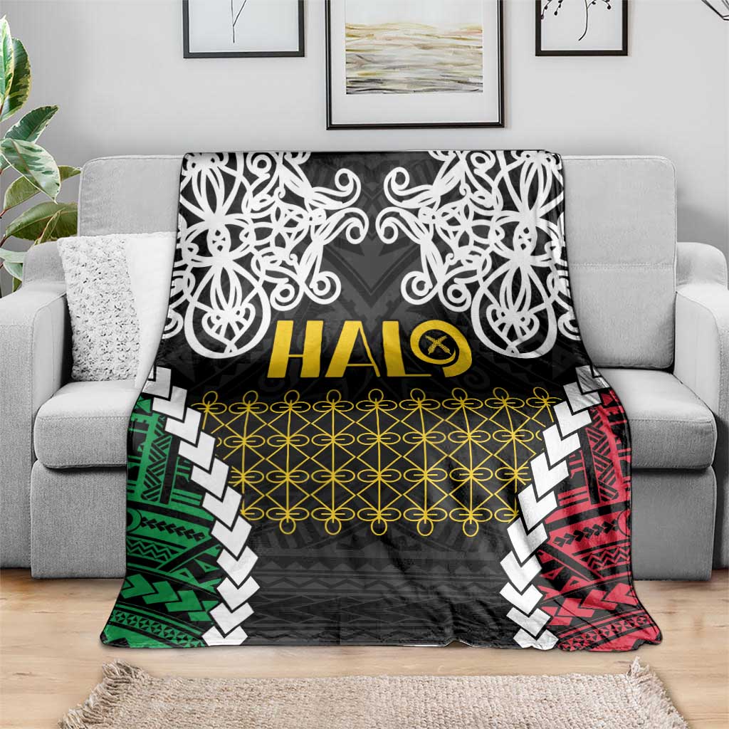 Halo Vanuatu Pride Blanket Vanuatuan Sand Drawing Pattern