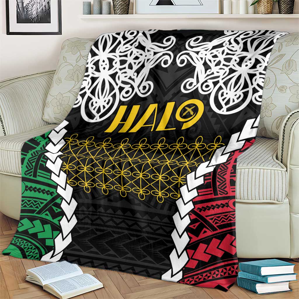 Halo Vanuatu Pride Blanket Vanuatuan Sand Drawing Pattern