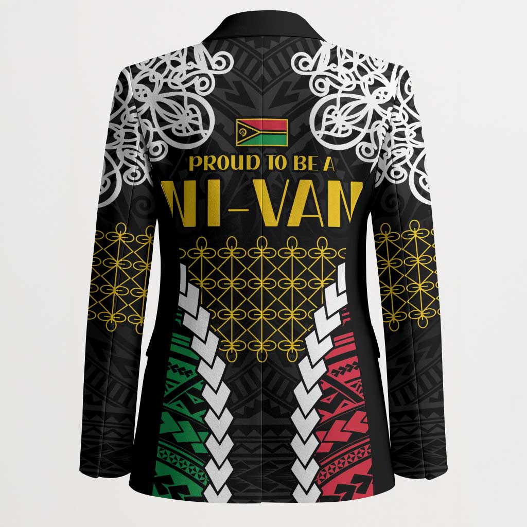 Halo Vanuatu Pride Blazer Vanuatuan Sand Drawing Pattern - Polynesian Pride