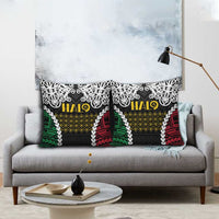 Halo Vanuatu Pride Pillow Cover Vanuatuan Sand Drawing Pattern LT9 - Polynesian Pride