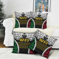 Halo Vanuatu Pride Pillow Cover Vanuatuan Sand Drawing Pattern LT9 - Polynesian Pride