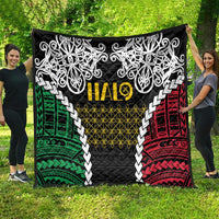 Halo Vanuatu Pride Quilt Vanuatuan Sand Drawing Pattern LT9 - Polynesian Pride