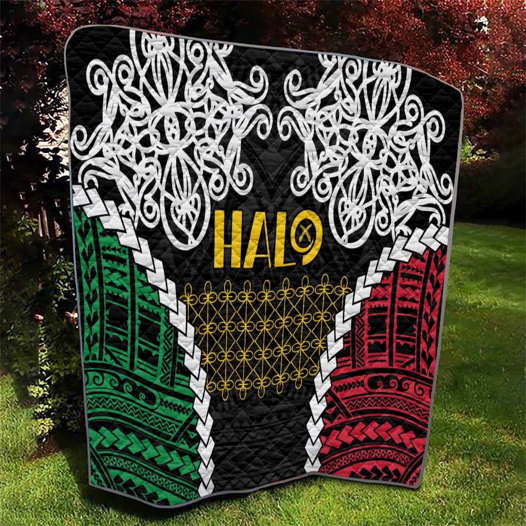 Halo Vanuatu Pride Quilt Vanuatuan Sand Drawing Pattern LT9 - Polynesian Pride