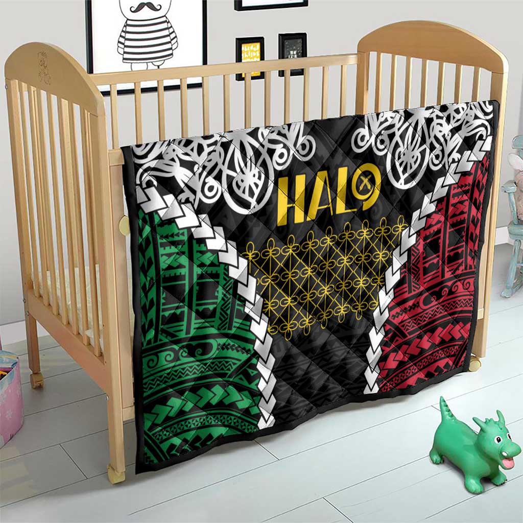 Halo Vanuatu Pride Quilt Vanuatuan Sand Drawing Pattern LT9 - Polynesian Pride