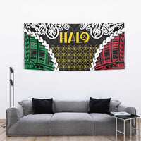 Halo Vanuatu Pride Tapestry Vanuatuan Sand Drawing Pattern