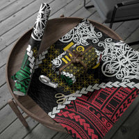 Halo Vanuatu Pride Wrapping Paper Vanuatuan Sand Drawing Pattern LT9 - Polynesian Pride