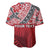 Malo e lelei Tonga Baseball Jersey Ngatu Tokelau Feletoa Fata Traditional Polynesian Pattern