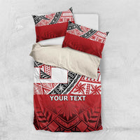 Malo e lelei Tonga Bedding Set Ngatu Tokelau Feletoa Fata Traditional Polynesian Pattern
