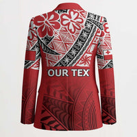 Malo e lelei Tonga Blazer Ngatu Tokelau Feletoa Fata Traditional Polynesian Pattern - Polynesian Pride