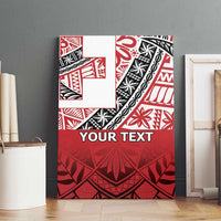 Malo e lelei Tonga Canvas Wall Art Ngatu Tokelau Feletoa Fata Traditional Polynesian Pattern