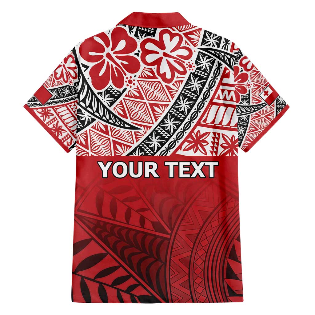 Malo e lelei Tonga Family Matching Off Shoulder Short Dress and Hawaiian Shirt Ngatu Tokelau Feletoa Fata Traditional Polynesian Pattern