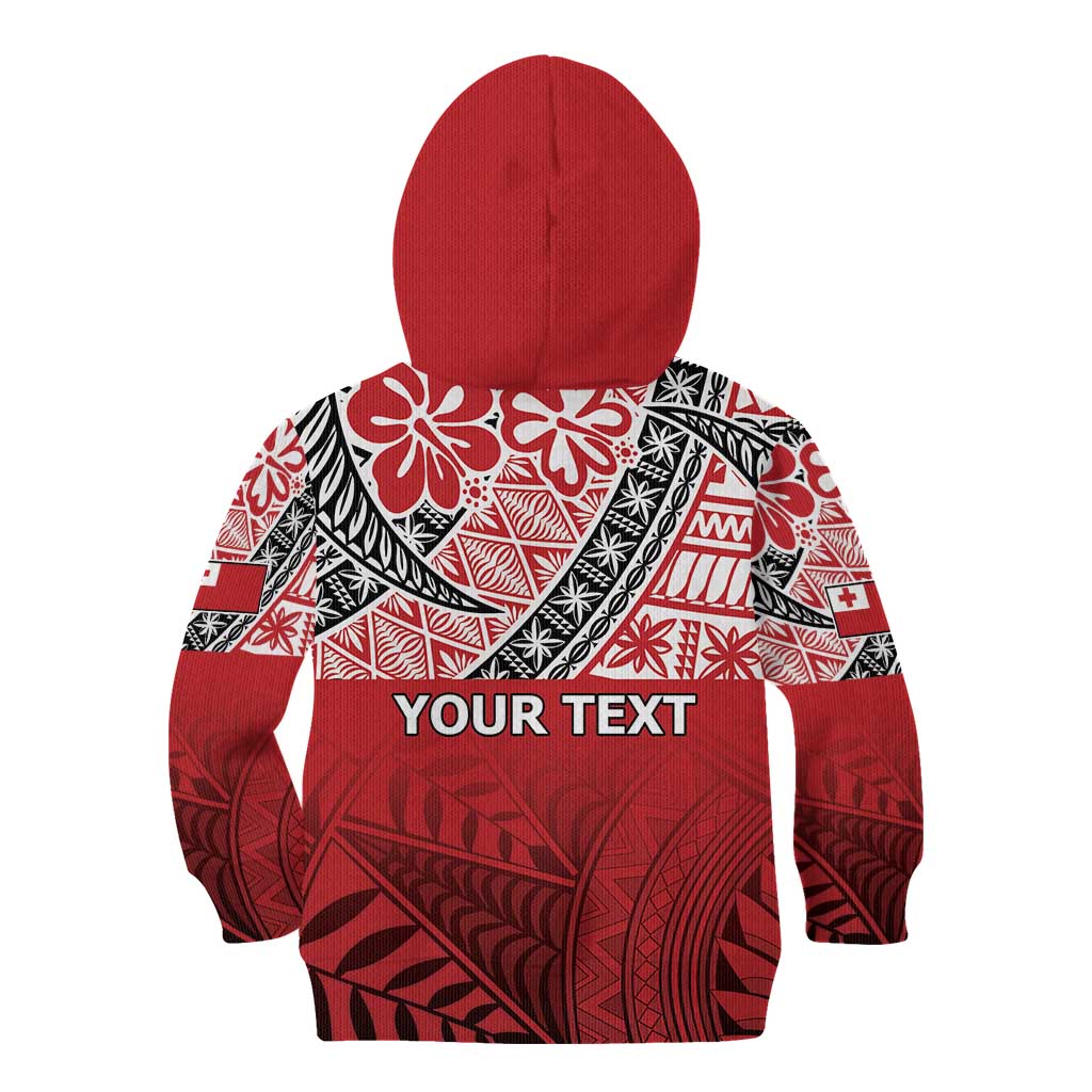 Malo e lelei Tonga Kid Hoodie Ngatu Tokelau Feletoa Fata Traditional Polynesian Pattern