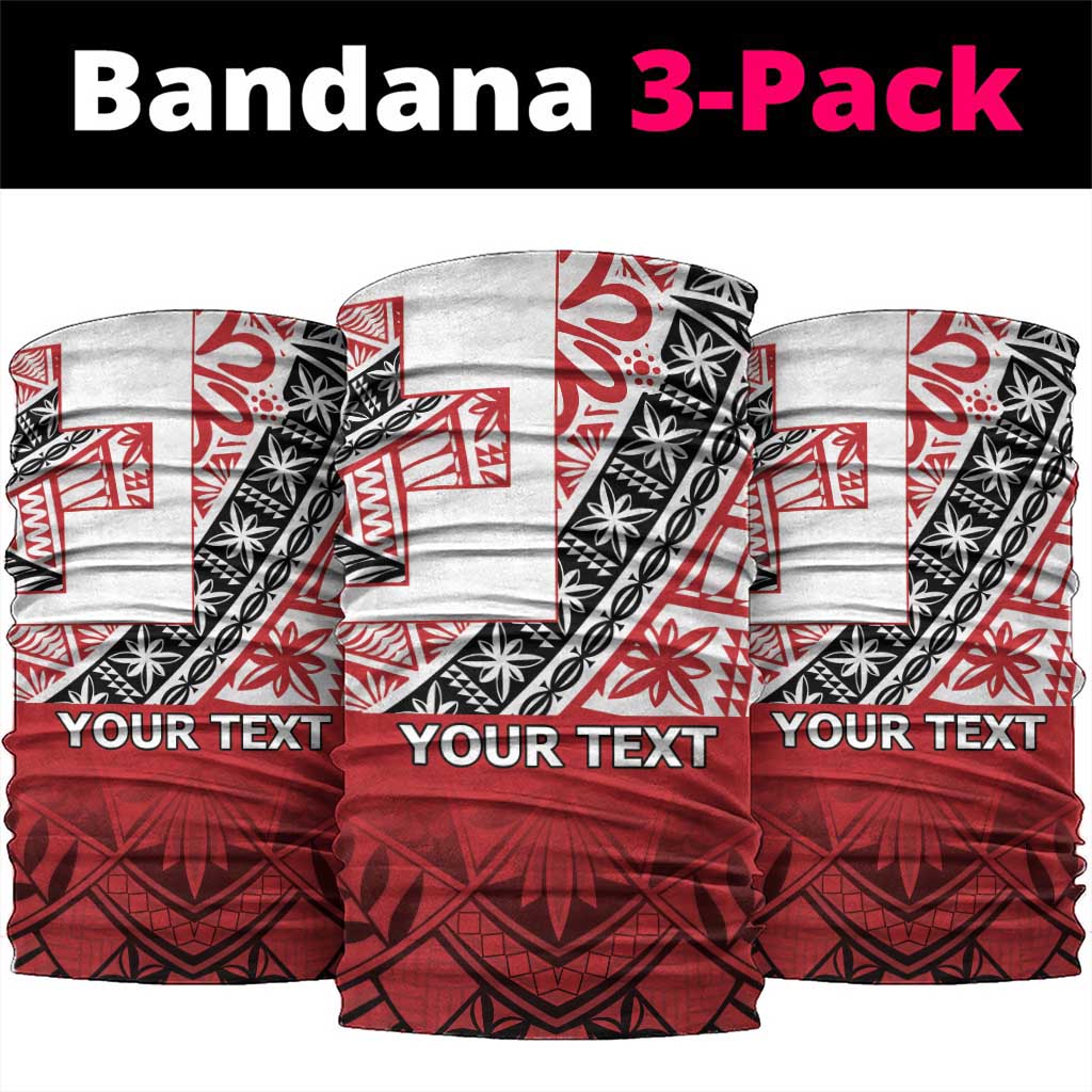 Malo e lelei Tonga Neck Gaiter Ngatu Tokelau Feletoa Fata Traditional Polynesian Pattern - Polynesian Pride