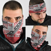 Malo e lelei Tonga Neck Gaiter Ngatu Tokelau Feletoa Fata Traditional Polynesian Pattern - Polynesian Pride
