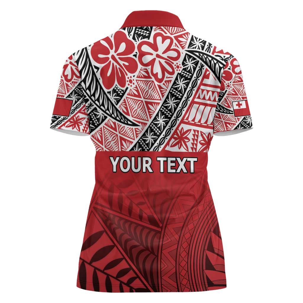 Malo e lelei Tonga Women Polo Shirt Ngatu Tokelau Feletoa Fata Traditional Polynesian Pattern
