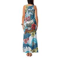 Hawaii Santa Skeleton Surfing Personalized Family Matching Tank Maxi Dress and Hawaiian Shirt Mele Kalikimaka i Iulai! LT9 - Polynesian Pride