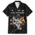 Custom Rugby Southern Hemisphere Hawaiian Shirt Argentina AUNZ South Africa Mascot Black - Polynesian Pride